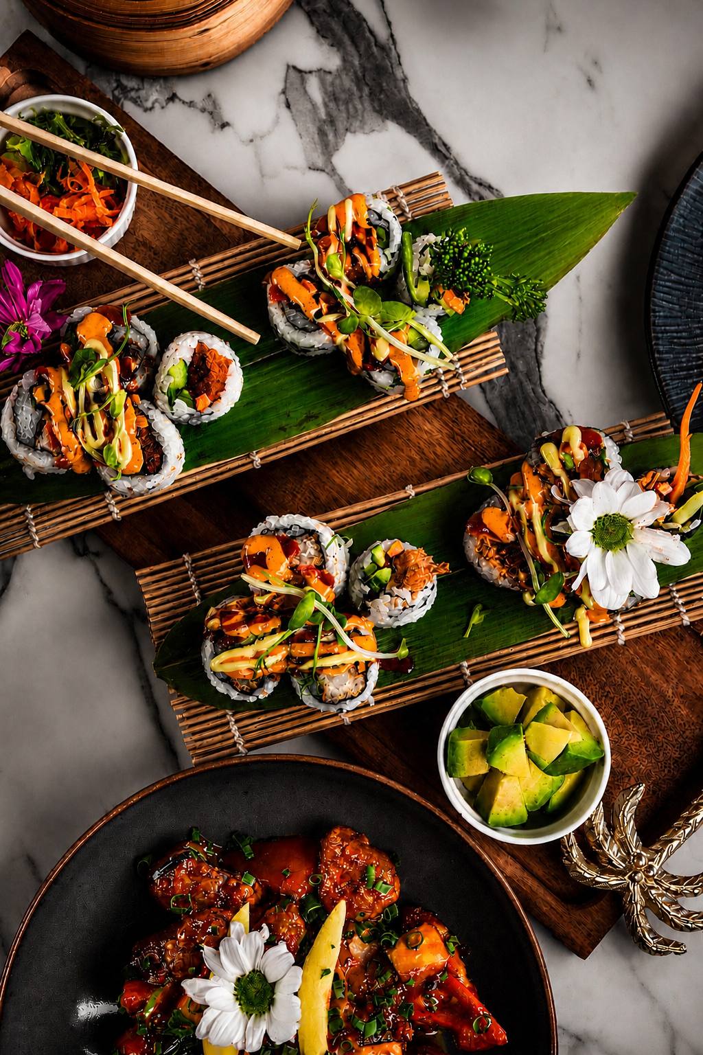Signature sushi selection
