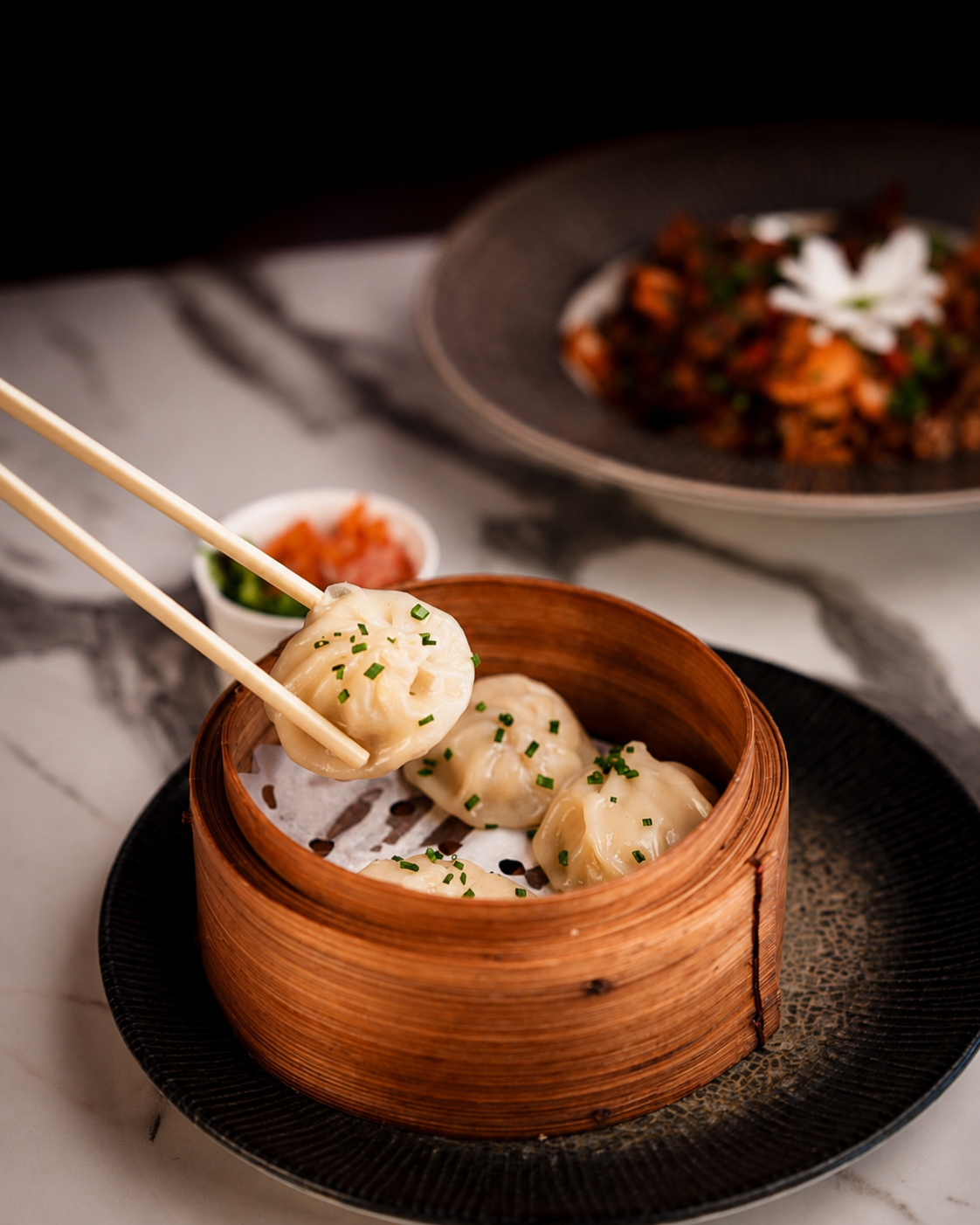 Steamed dumplings
